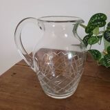 Pichet n°3 en cristal ciselé / taillé
