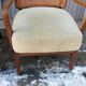 Paire de fauteuils vintage cannage