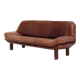3-Seater Sofa with Great Patina in Brown Leather Upholstery