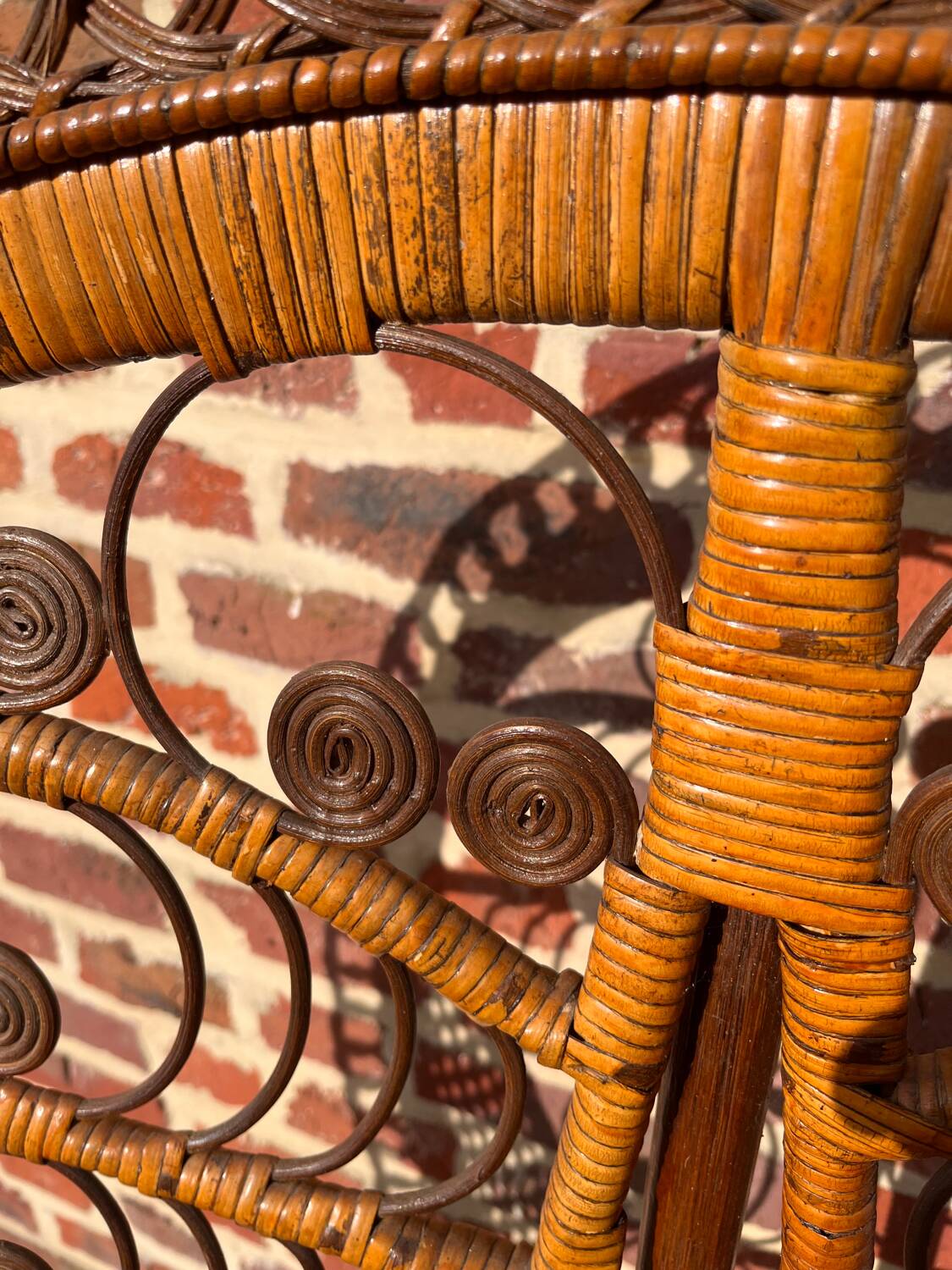 Emmanuelle rattan armchair