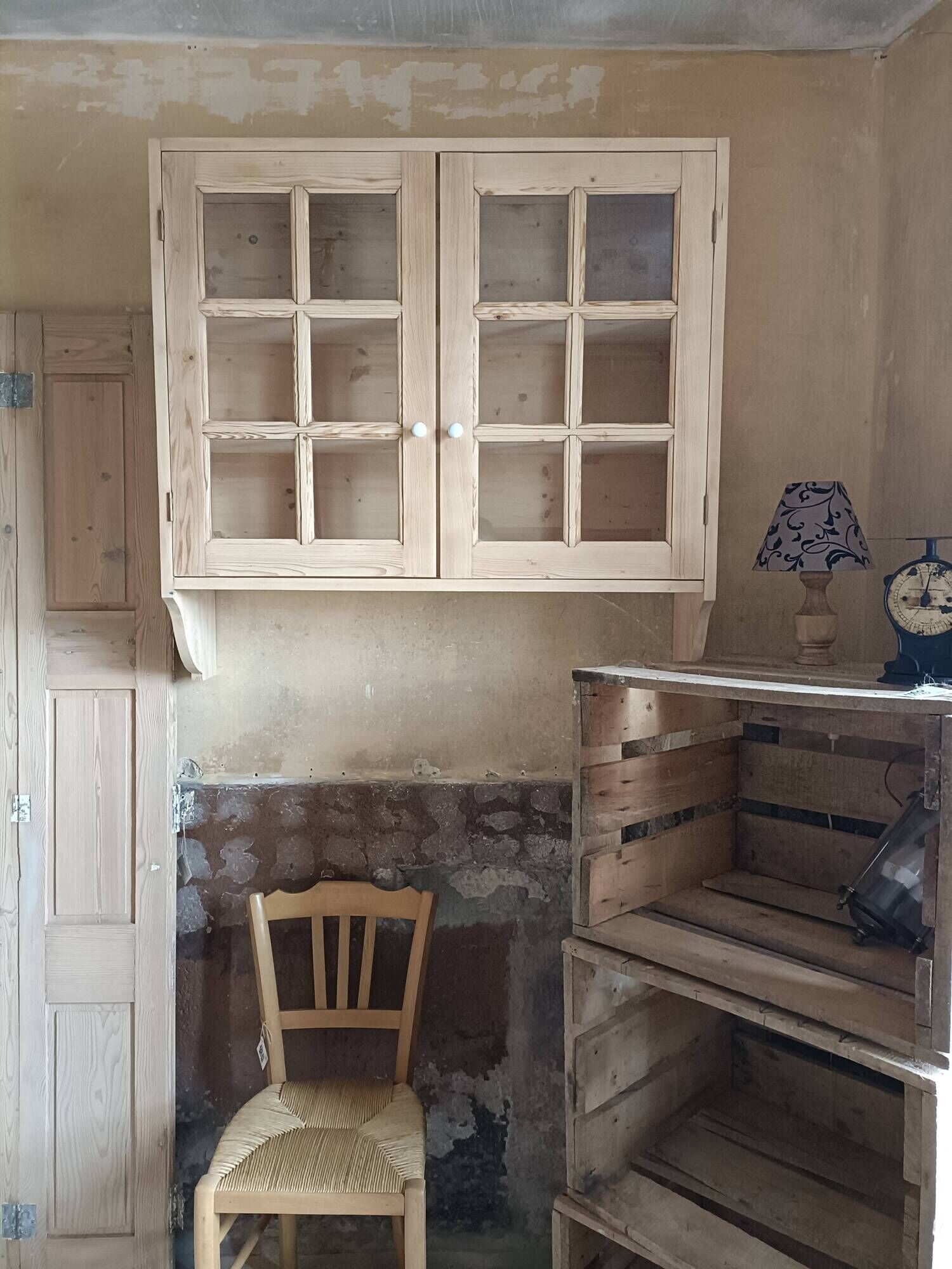 Vitrine rénovée