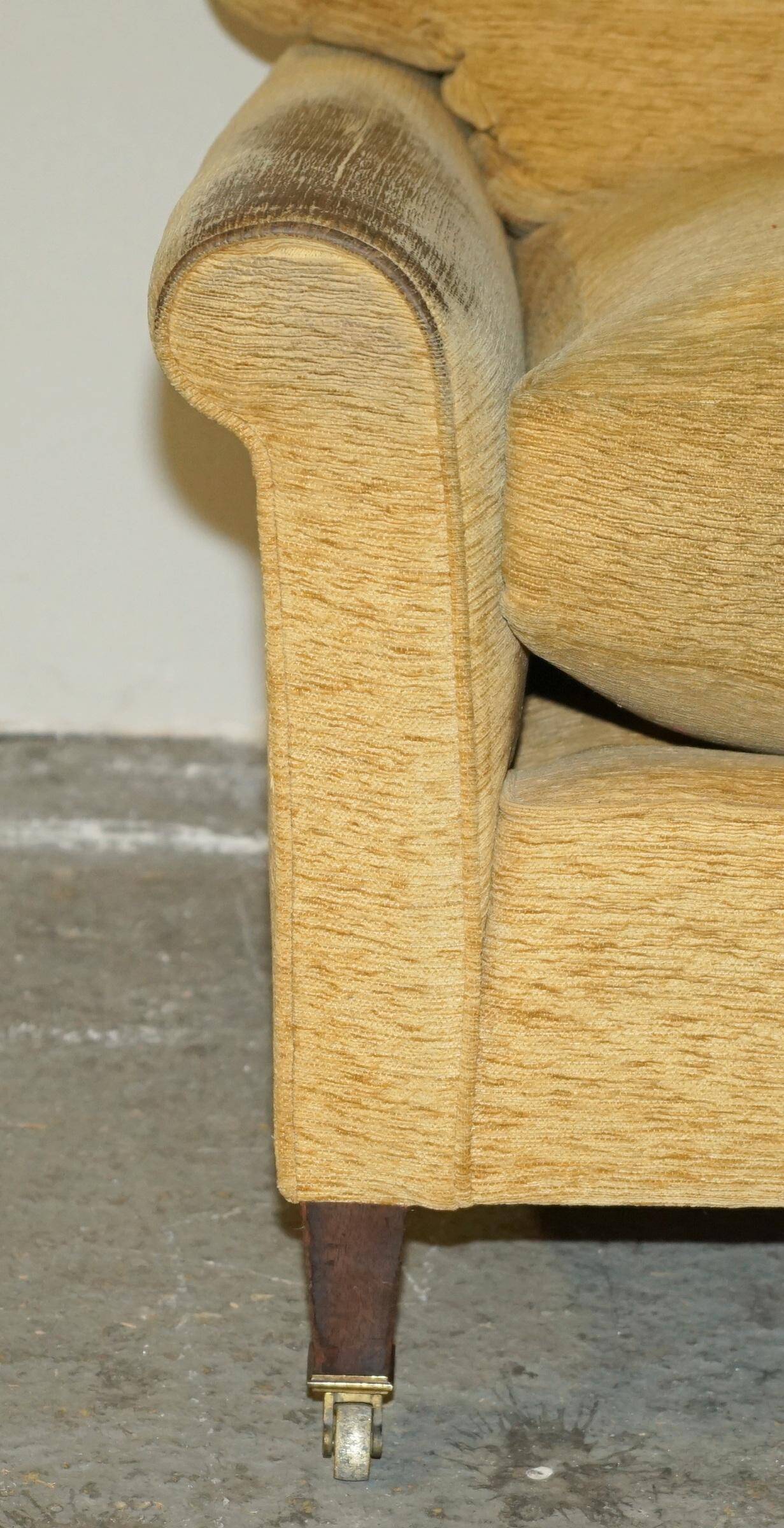 Victorian Howard & Sons 2-3 seater canapé