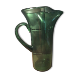Normandy blown glass cider pitcher