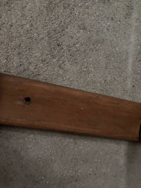 Patère ancienne bois courbé Fischel