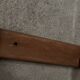 Antique curved wooden Fischel coat hook