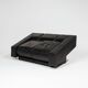 Obliqua two-seater leather sofa, Mario Botta, 1980s
