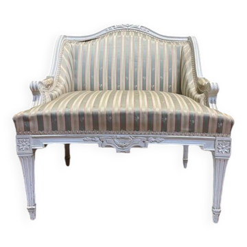 Louis XVI style marquise armchair