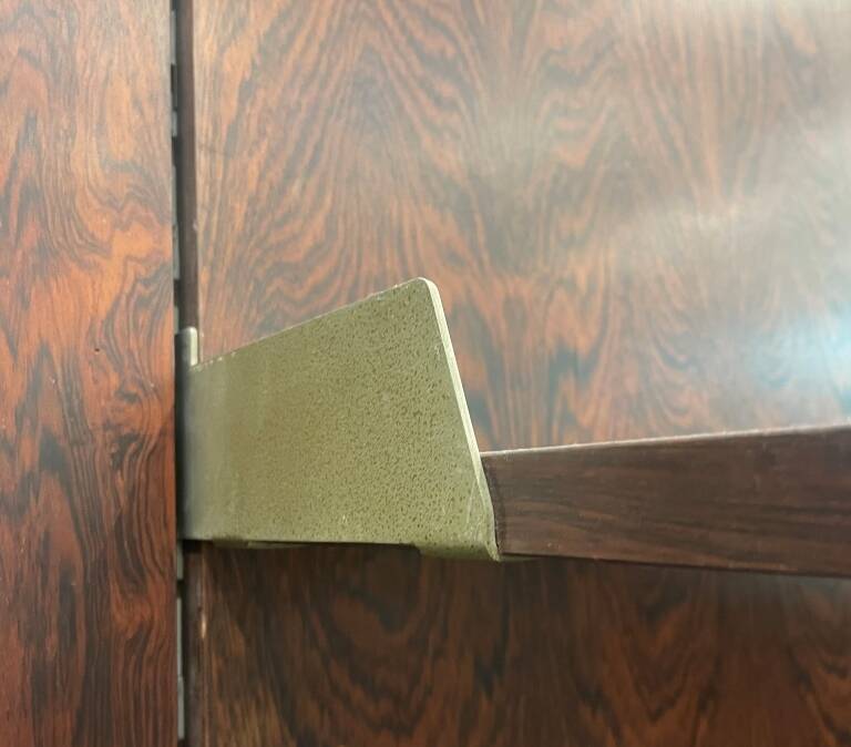 Extraordinary Rio rosewood bookcase