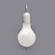 Wall lamp with glass diffuser by Stilux Milano, 1960s.