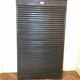 Industrial zipper cabinet in black metal