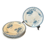 6 assiettes Sarreguemines
