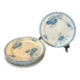 6 assiettes Sarreguemines