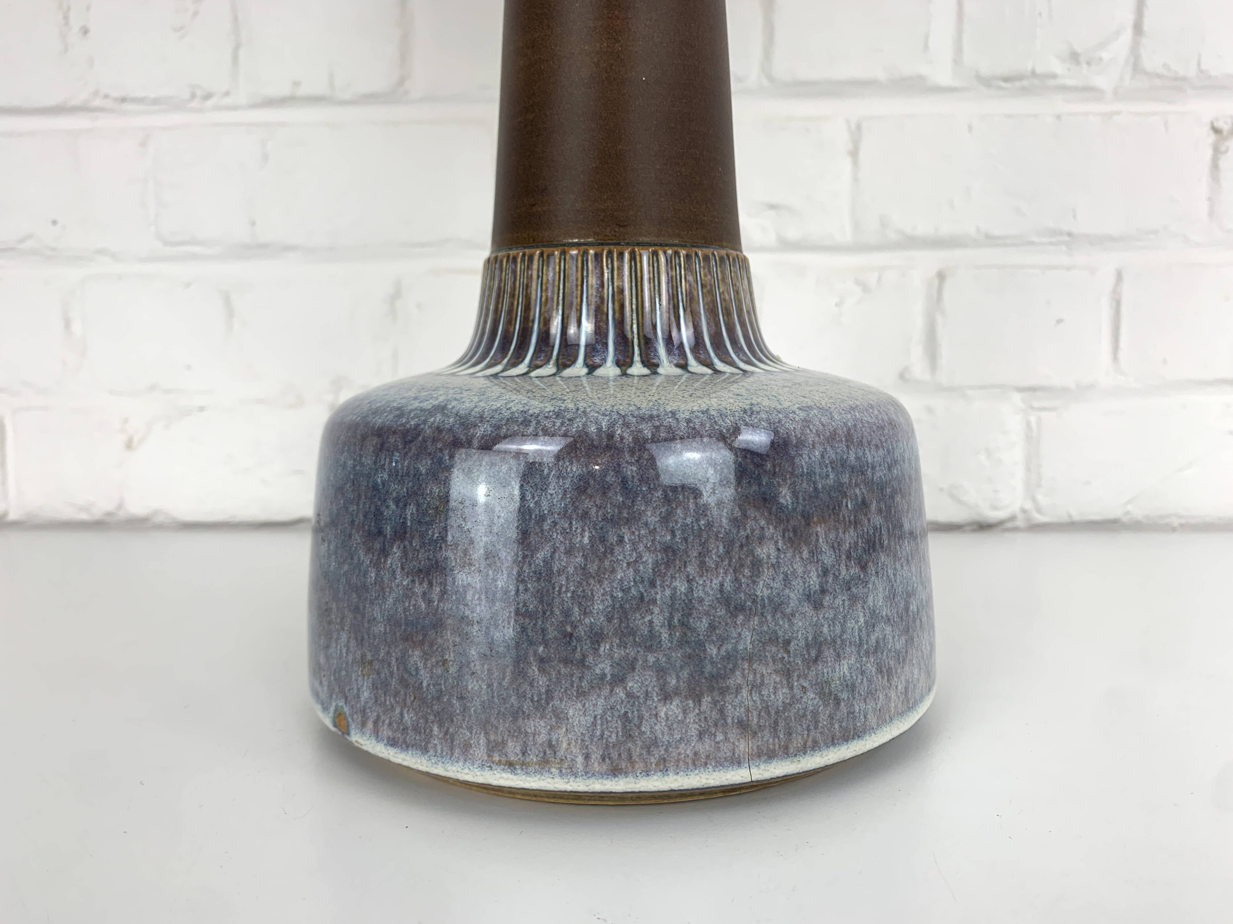 Scandinavian table lamp in ceramic Søholm Stentøj Denmark