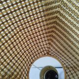 Lampshade suspension braided straw + fixing