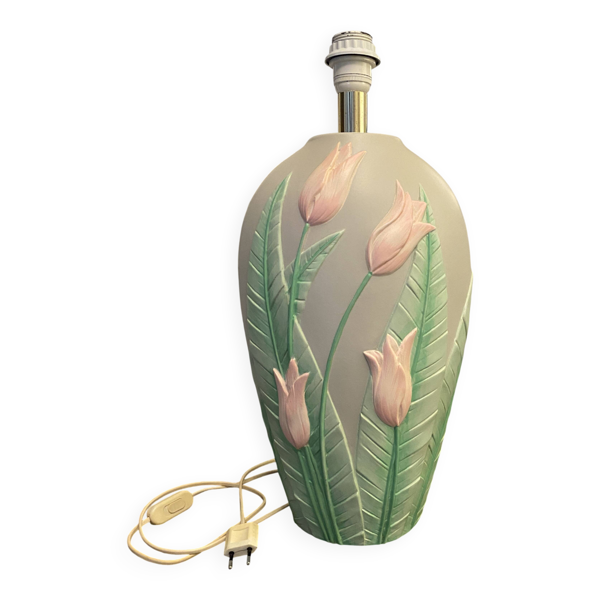 Vintage 1980s lamp base