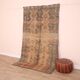 Peach Vintage Moroccan Rug 142 x 248 cm, Berber Wool Rug Handmade, Boho Rug