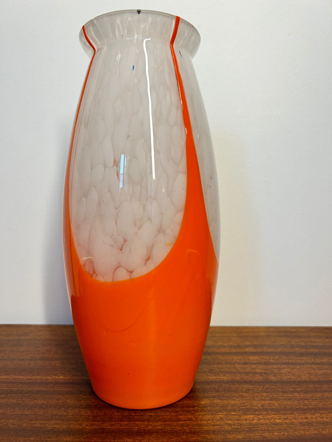Art Deco glass vase from Clichy