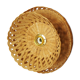 Beige wicker wall lamp - unique piece