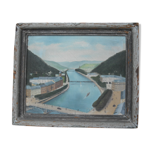 Huile signée 60/ 50 - circa 1930