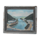 Oil signed 60/ 50 - circa 1930 - lake scene