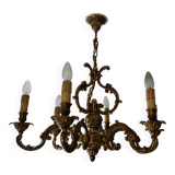 Bronze chandelier