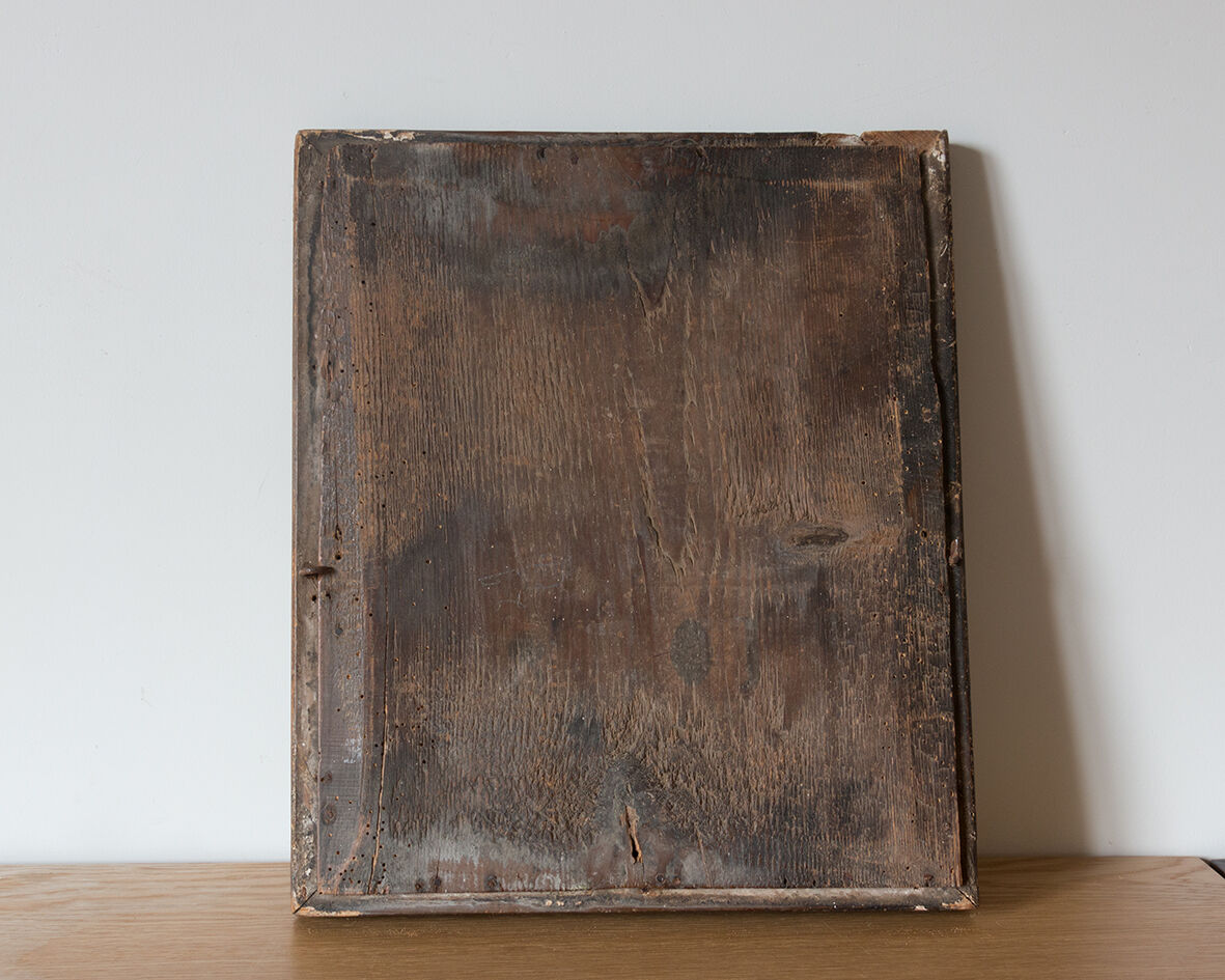 Miroir ancien doré - 35 x 30 cm