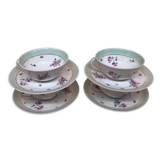 4 tasses Charles Ahrenfeldt Limoges