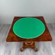 Table à jeux en acajou, XIXe siècle