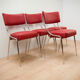 Italian Chrome Dinning Chairs, 1950s, Set of 2