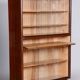 Art Deco Bookcase in Ash and Mahogany, Czech, 1940s
