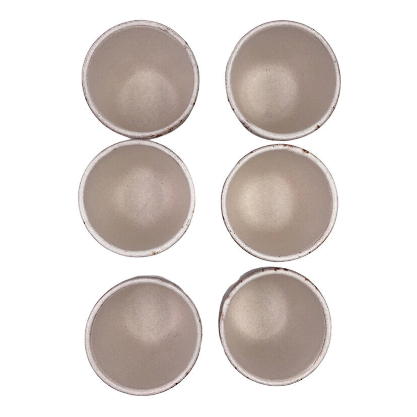 Six vintage coffee cups