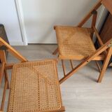 Chair folding year 70 in caning