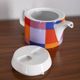 Vintage 1970s Ceramic Teapot by Ceramiche Pozzi, Compact Series