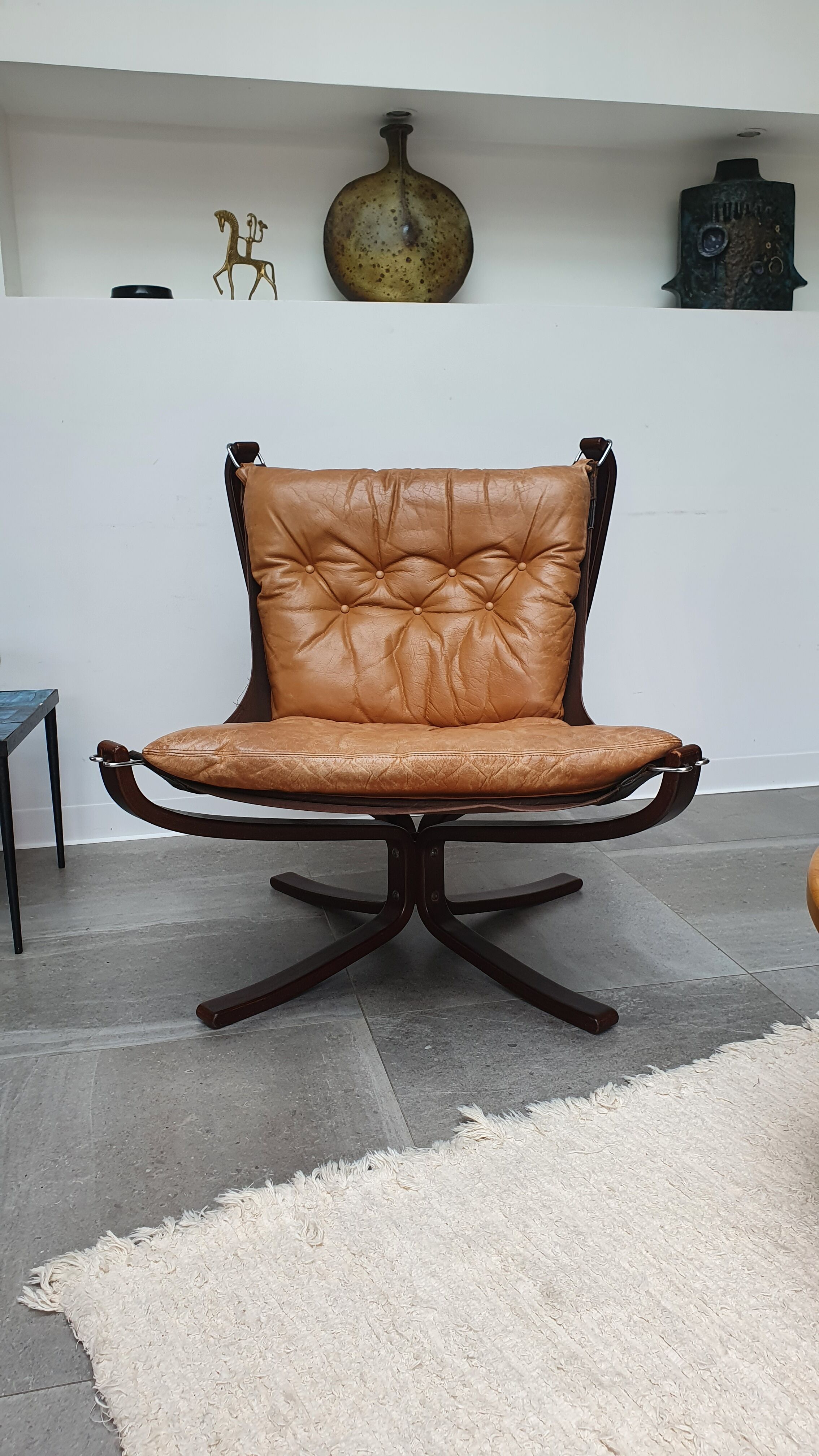 Falcon Scandinavian armchair by Sigurd Resell ed Vatne Mobler