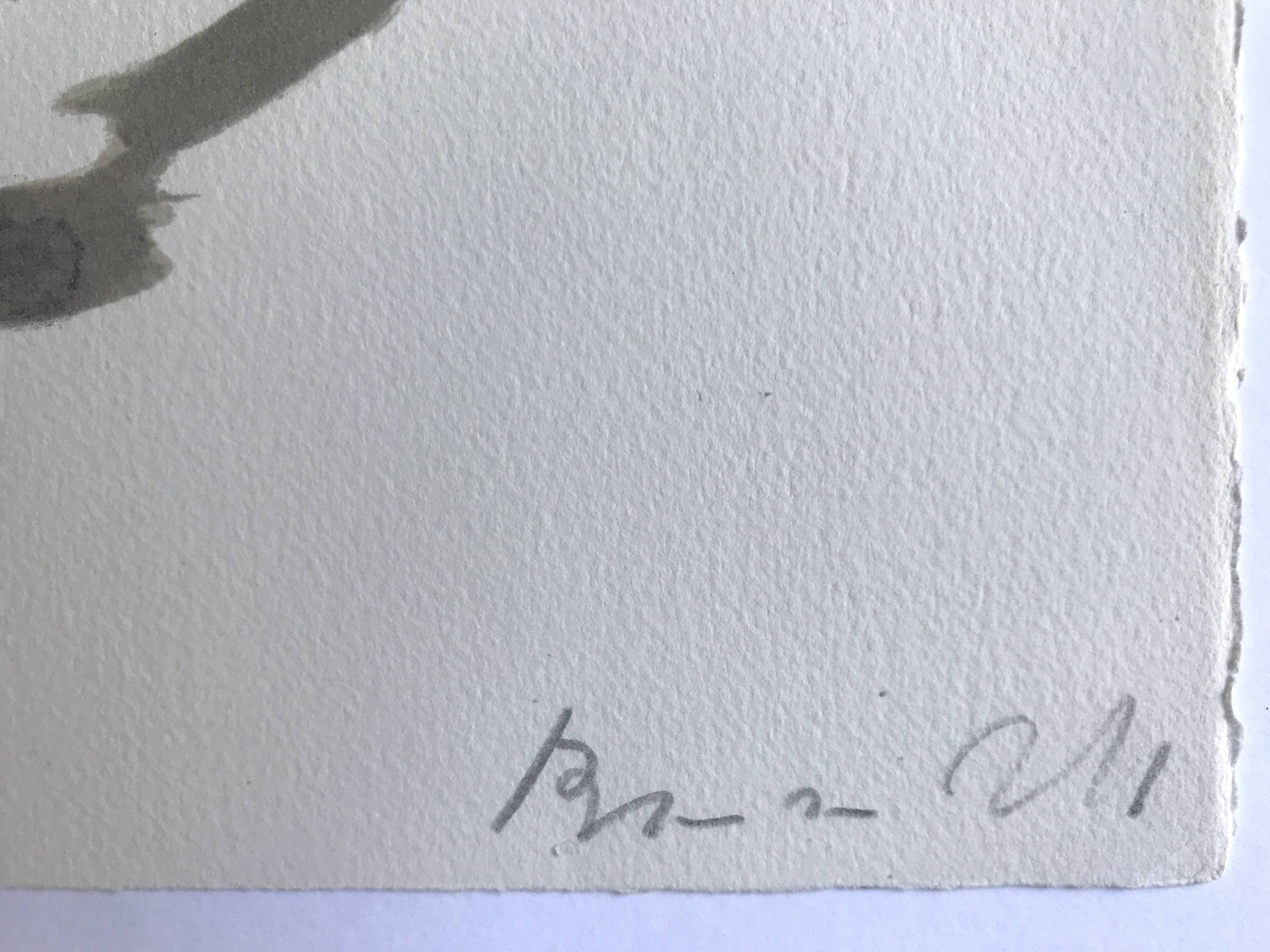 Bram VAN VELDE, Untitled, 1975. Original lithograph signed in pencil