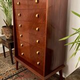 Commode en teck années 50