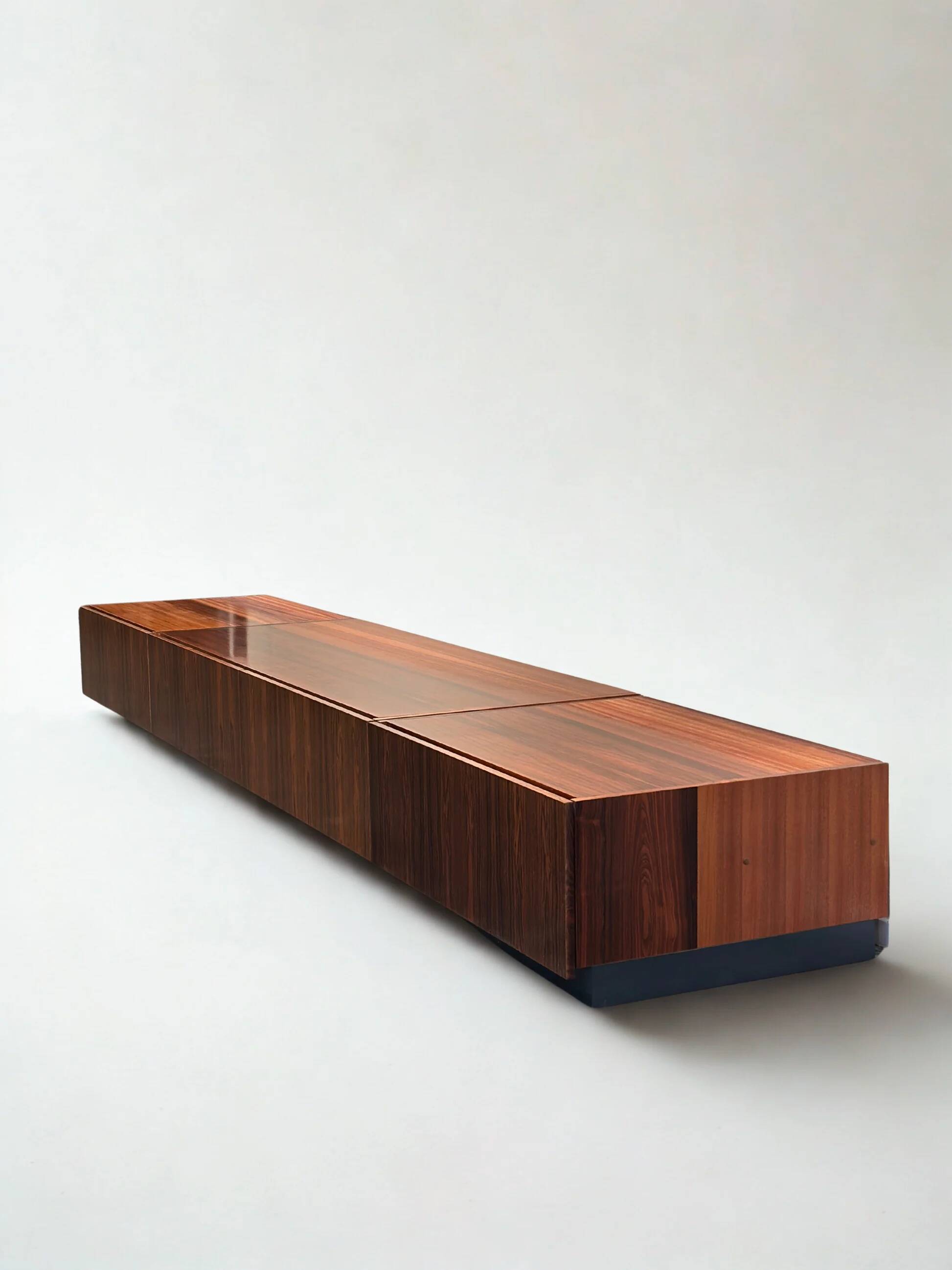 XXL Mid-century rosewood lowboard – 360 cm