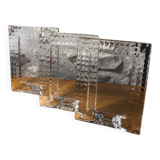 Set of 3 vintage crystal frames