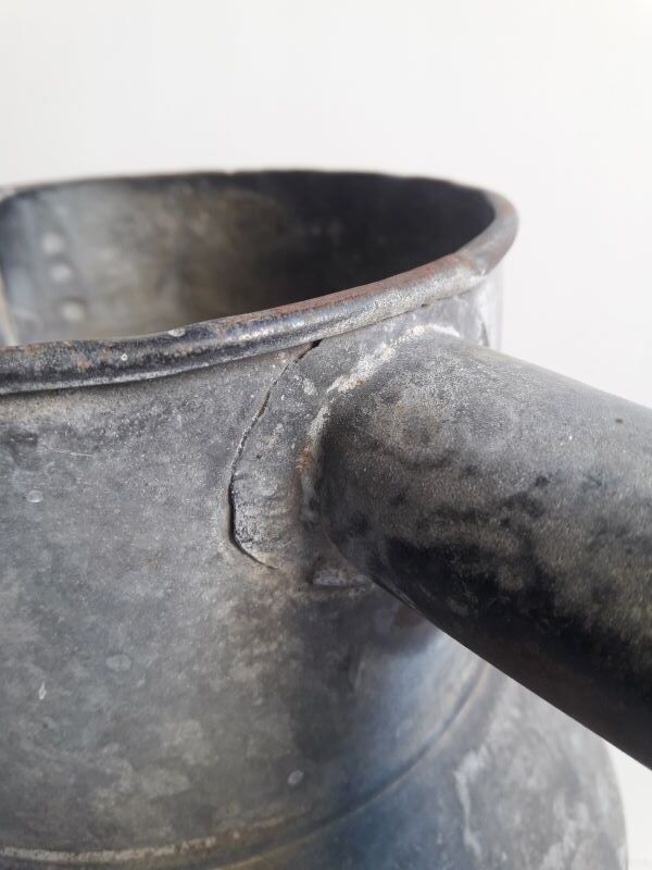 Watering can zinc artisan garden workshop