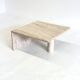 Table basse en marbre italien Palissandro