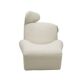 Wink White Armchair Designed by Toshiyuki Kita for Cassina, 1980s