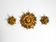 Set of three beautiful 1960s Italian ceiling or wall lamps by Banci Firenze