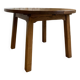 Table à manger extensible en chêne massif, des années 1950-60, style brutaliste