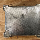 Silver metal jewelry box