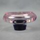 1960s Czech Pink and Blue Sommerso Glass Ashtray by Hospodka