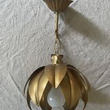 Metal flower chandelier