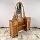 Antique Wooden Vanity, 1920s, Czechoslovakia