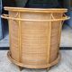 Bar en bambou et rotin vintage