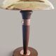 Lampe style Art Déco articulée - Bois et laiton - 1930