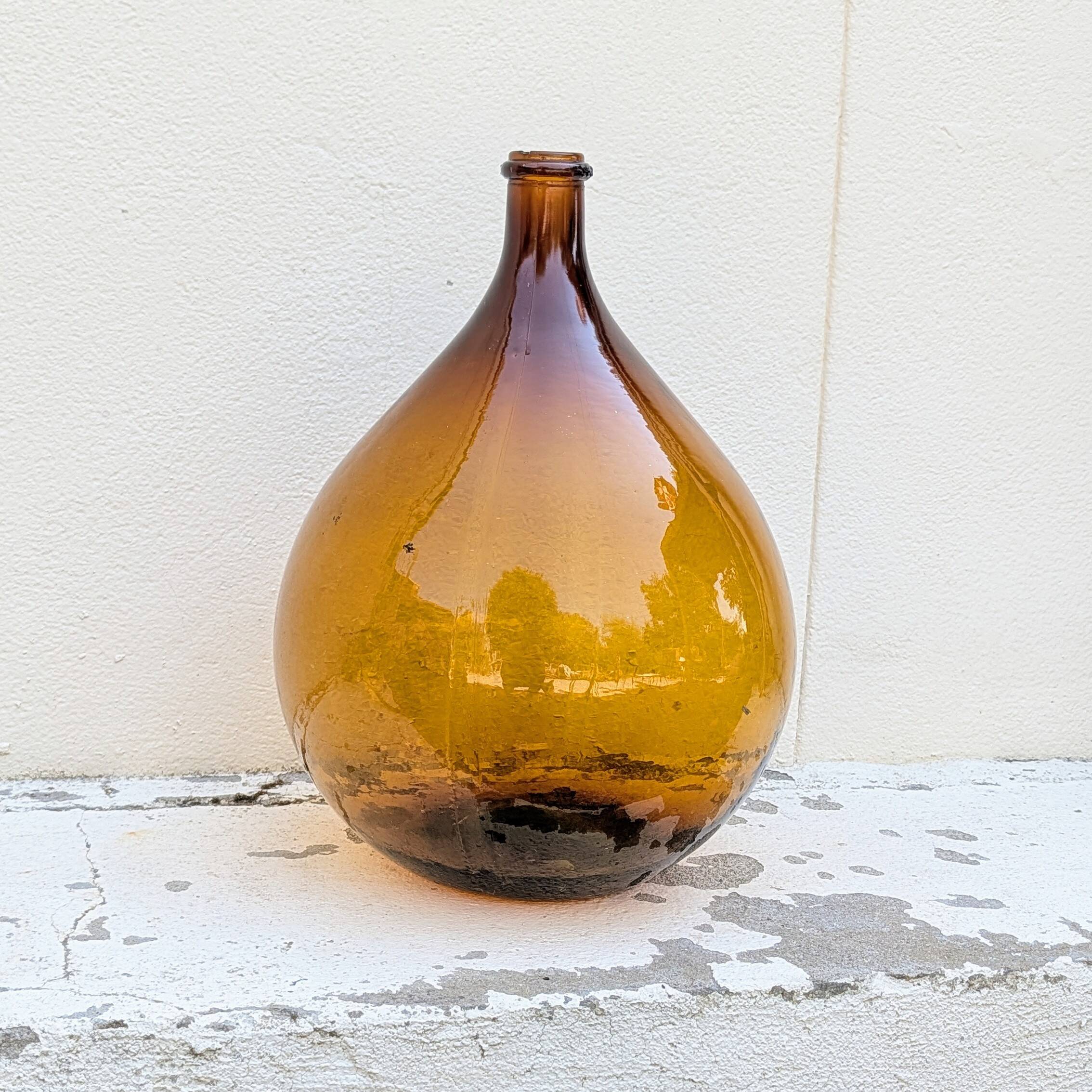 Dame-jeanne en verre ambré - 20 litres